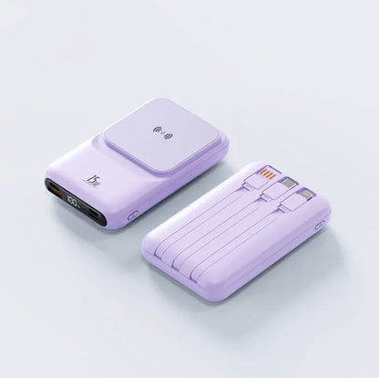 Magnetic Wire or Wireless Charger Power Bank