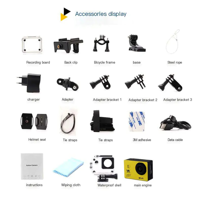4K HD Waterproof Sports Camera