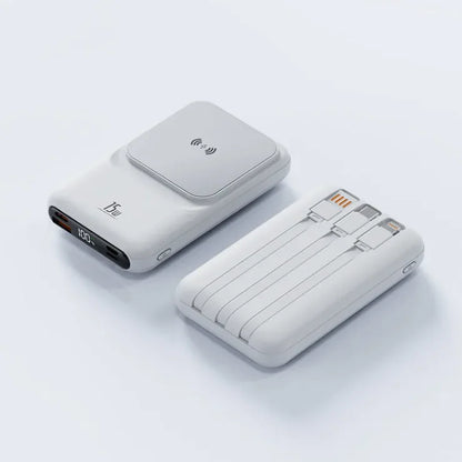 Magnetic Wire or Wireless Charger Power Bank