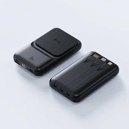 Magnetic Wire or Wireless Charger Power Bank