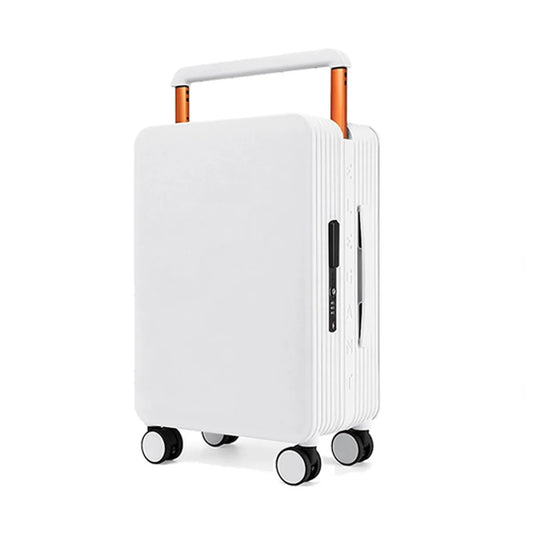 Wide Draw-Bar Suitcase with Combo Lock
