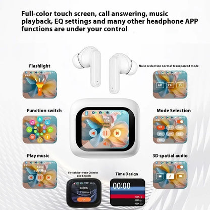 Noise Reduction Earphones with Touch Screen